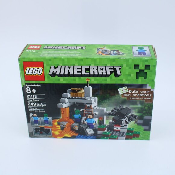 LEGO Minecraft The Cave 21113 Playset - Picture 1 of 4